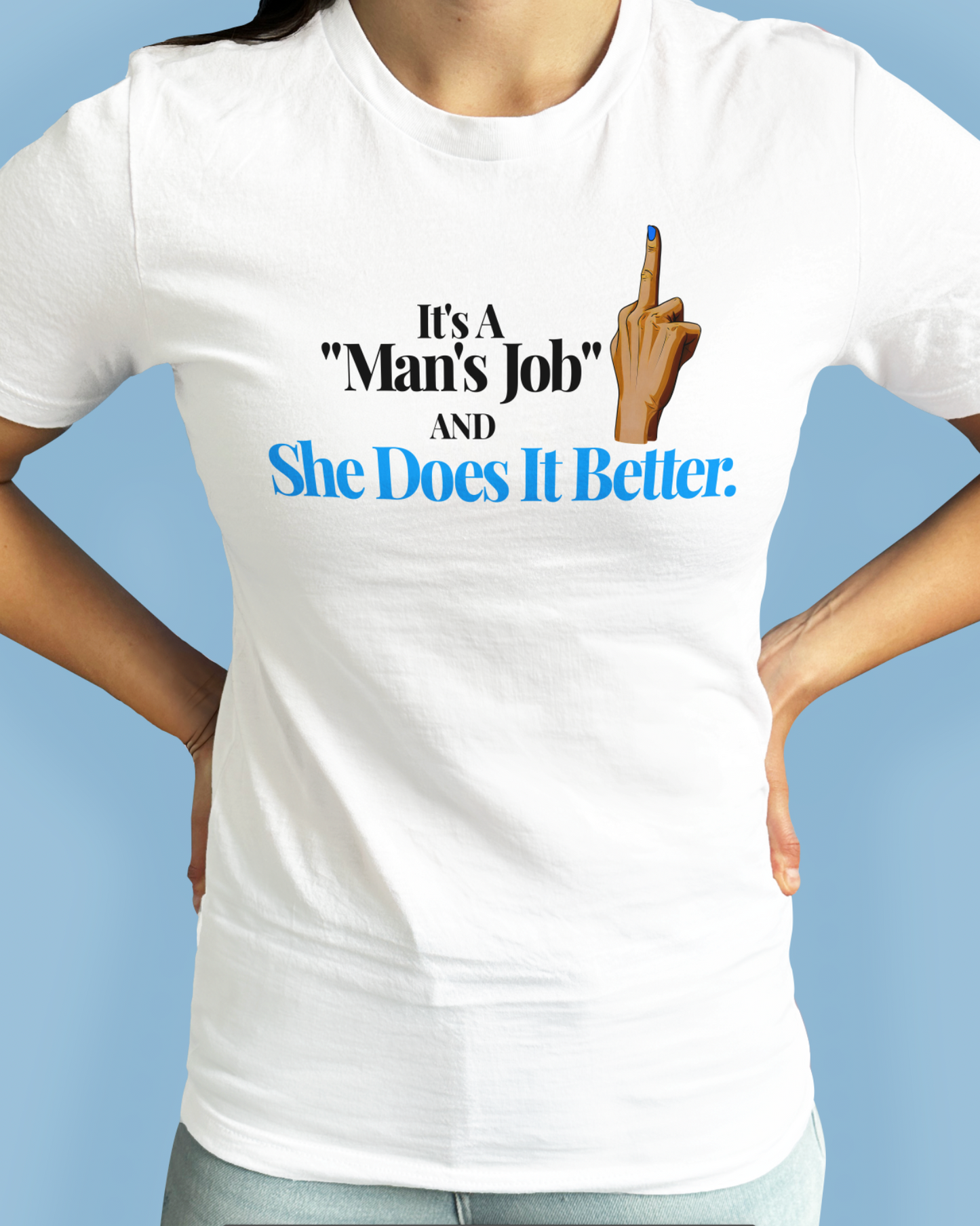 It’s A “Man’s Job” And She Does It Better.