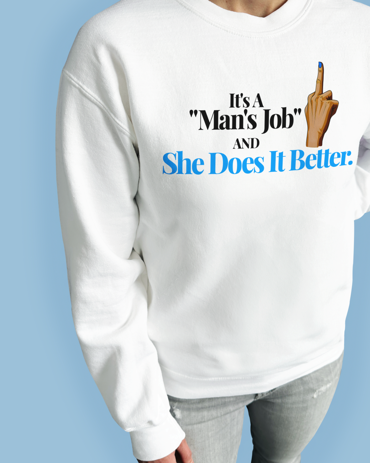 It’s A “Man’s Job” And She Does It Better.