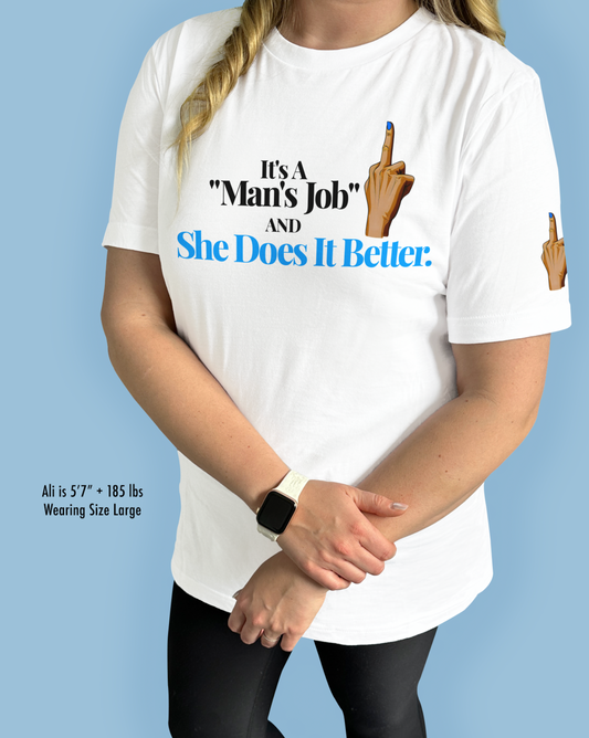 It’s A “Man’s Job” And She Does It Better.
