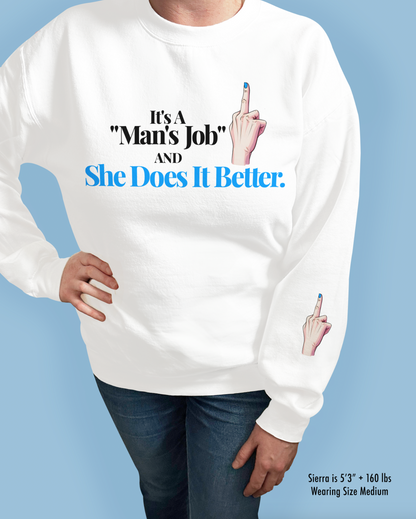 It’s A “Man’s Job” And She Does It Better.