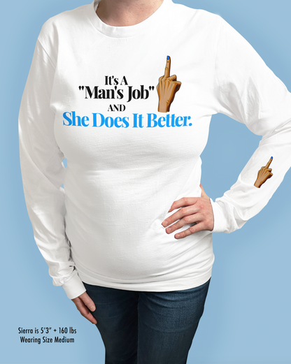 It’s A “Man’s Job” And She Does It Better.