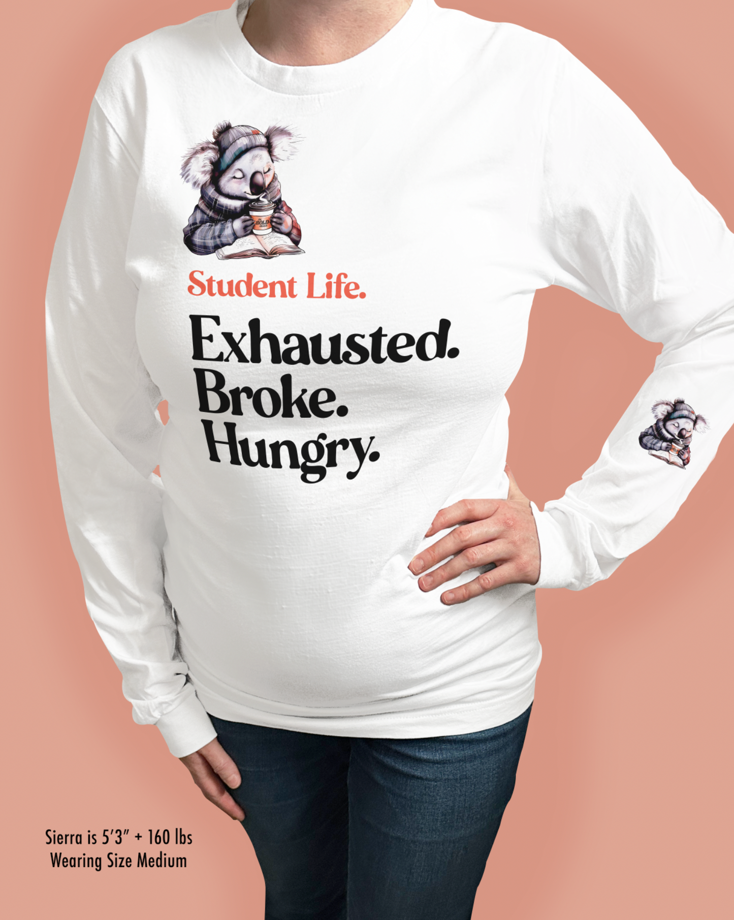 Student Life. Exhausted. Broke. Hungry.