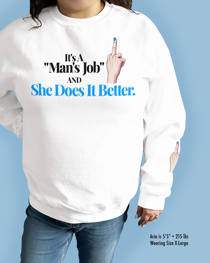It’s A “Man’s Job” And She Does It Better.